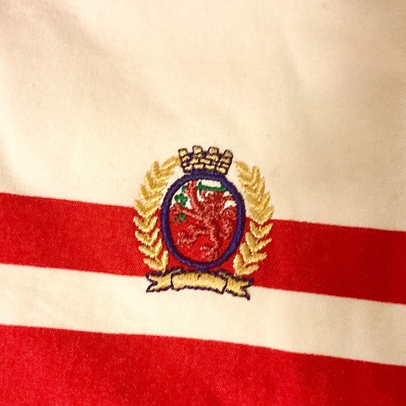 Tommy Hilfiger jacket red and white striped - Picture 10 of 11